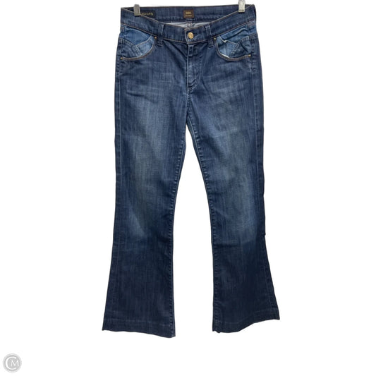 Jeans Flared By Citizens Of Humanity In Blue Denim, Size: 28