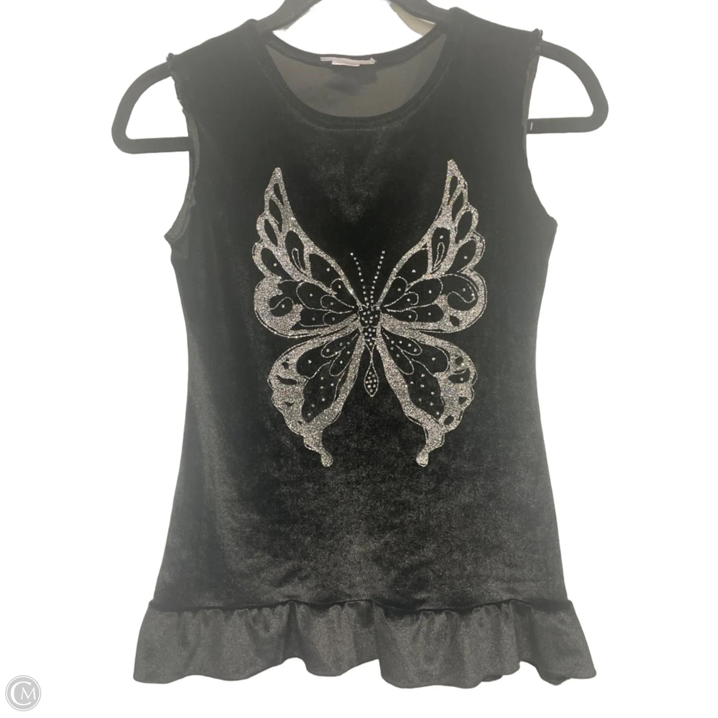 Top Sleeveless By Clothes Mentor In Black, Size: S
