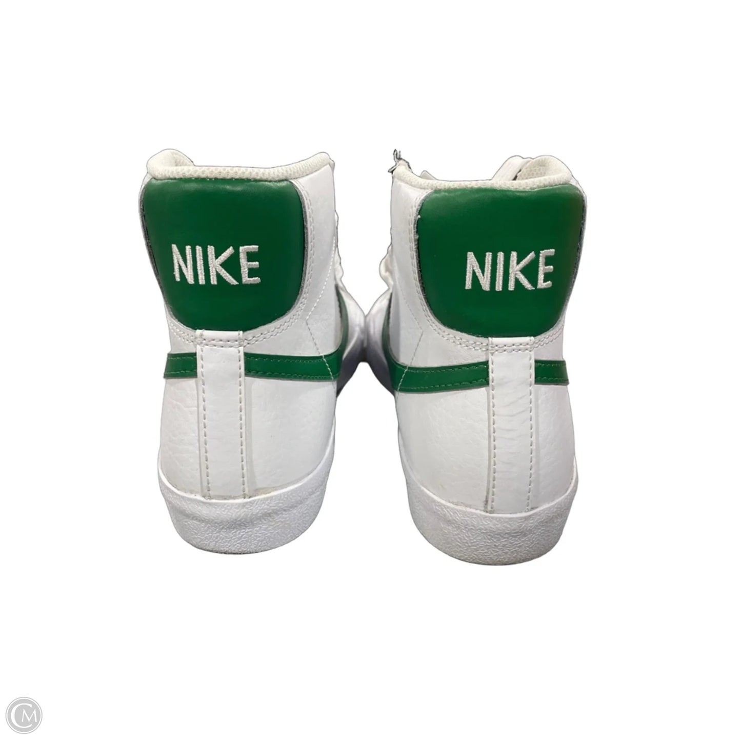 Shoes Sneakers By Nike In Green & White, Size: 7