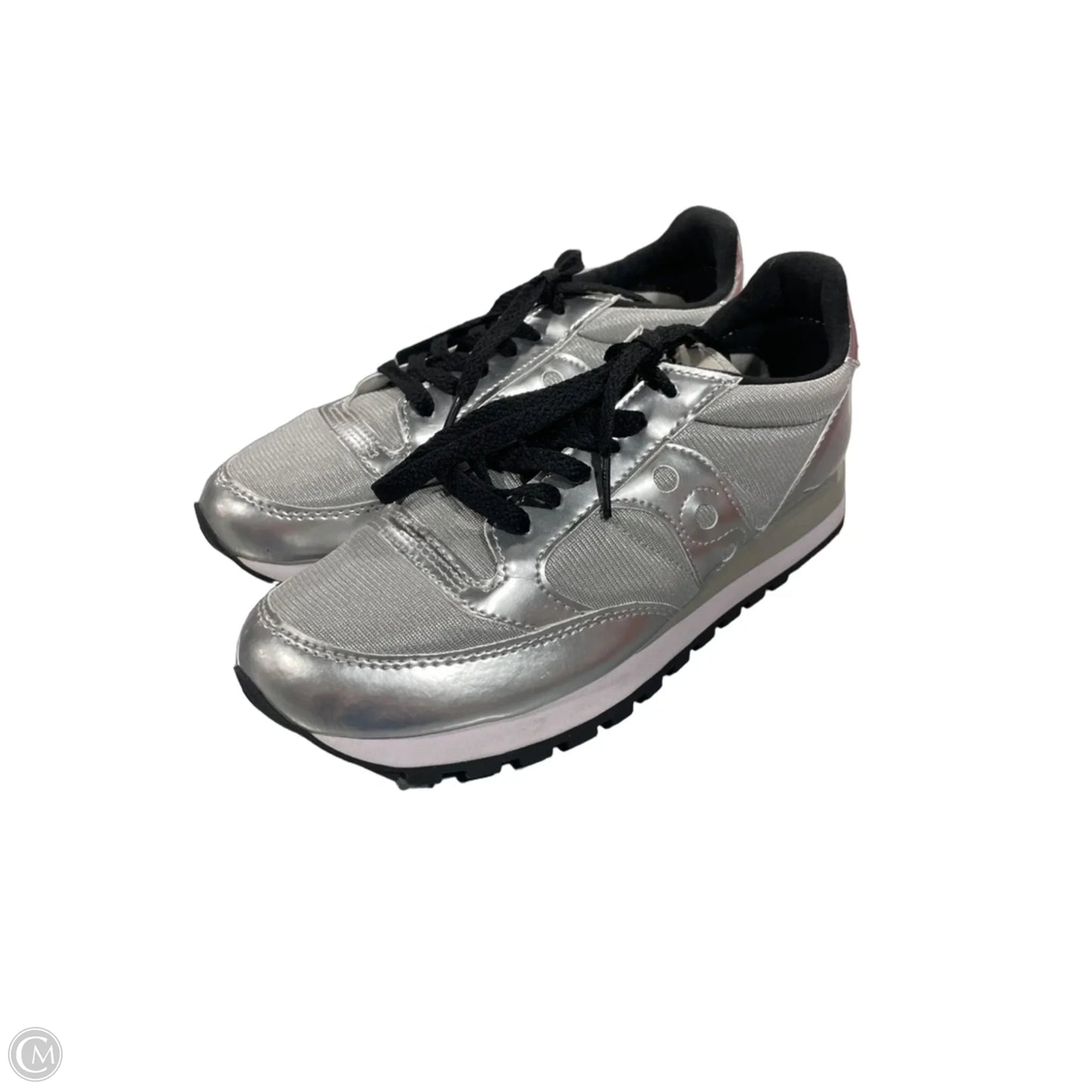 Shoes Sneakers By Clothes Mentor In Silver, Size: 7