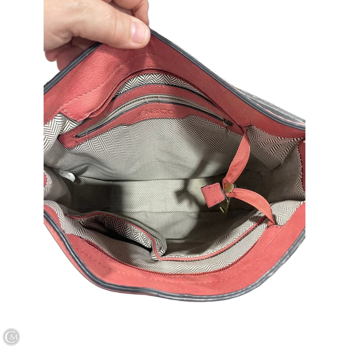 Handbag By Jen & Co, Size: Medium