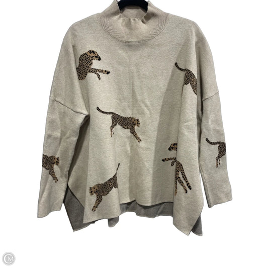 Sweater By Entro In Animal Print, Size: M
