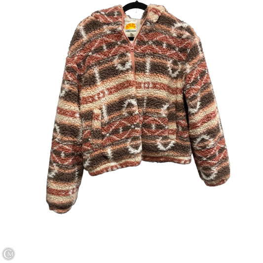 Jacket Faux Fur & Sherpa By C And C In Multi-colored, Size: L