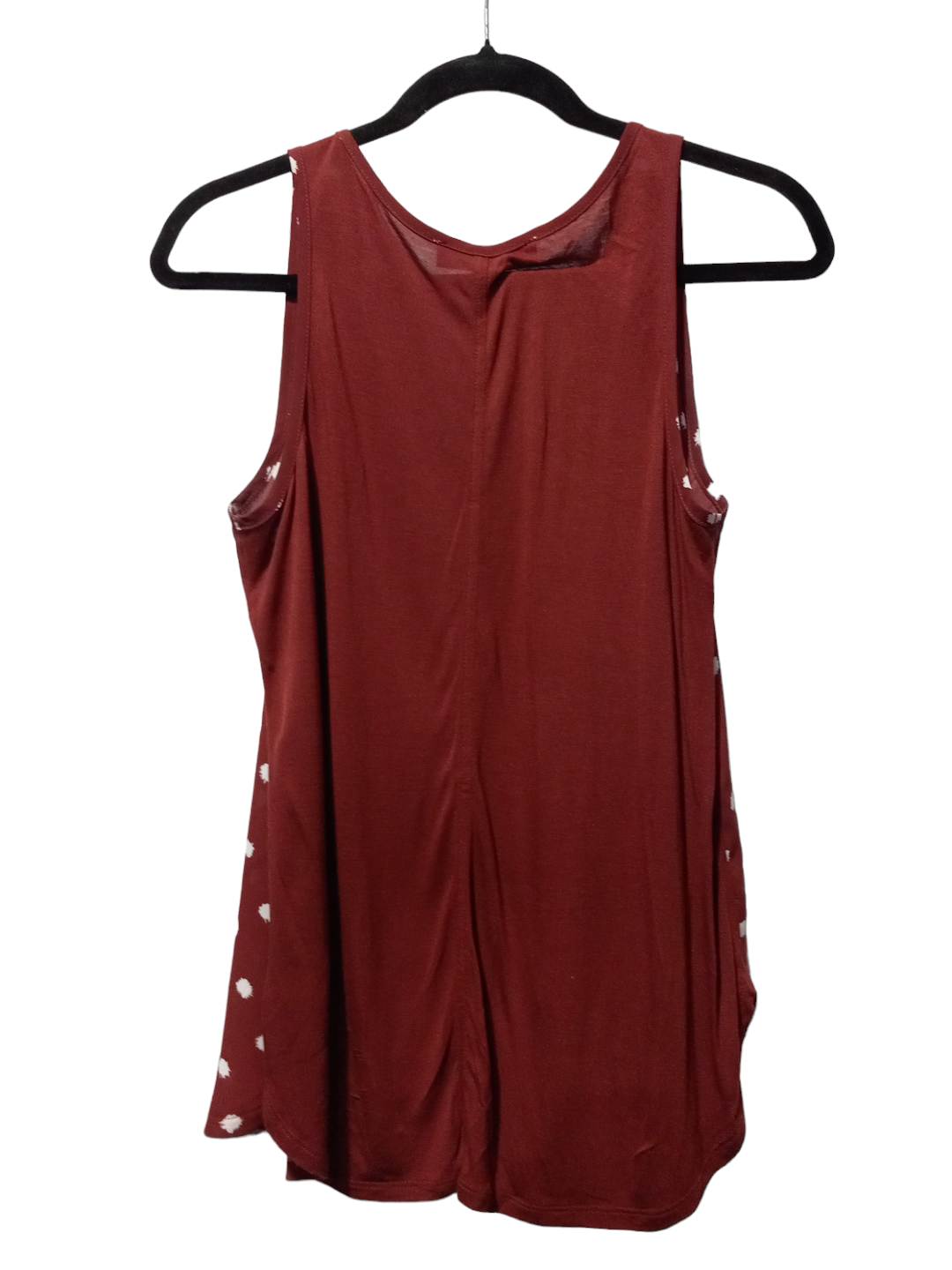 Red Blouse Sleeveless Loft, Size M