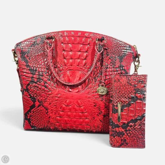 Handbag Designer By Brahmin, Size: Large