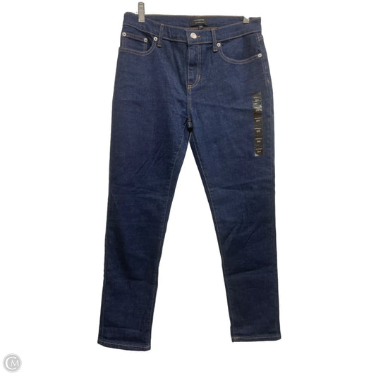 Jeans Skinny By Banana Republic In Blue Denim, Size: 4