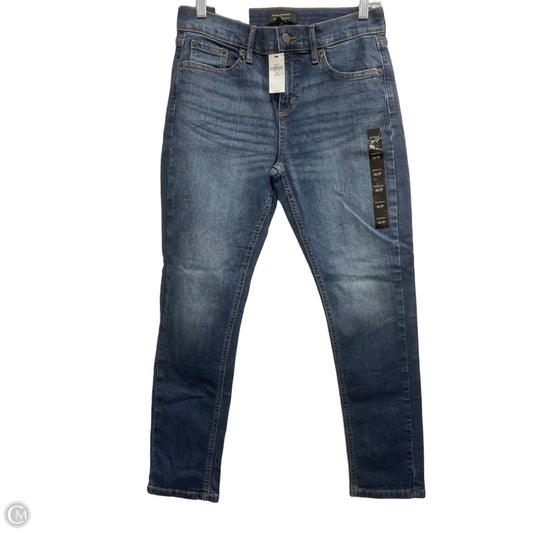 Jeans Skinny By Banana Republic In Blue Denim, Size: 2p