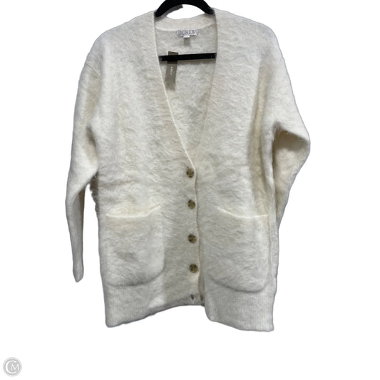 Sweater Cardigan By J. Crew In Cream, Size: Xs