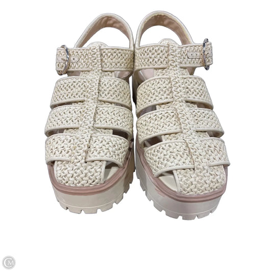 Shoes Heels Platform By Wild Fable In Tan, Size: 9.5