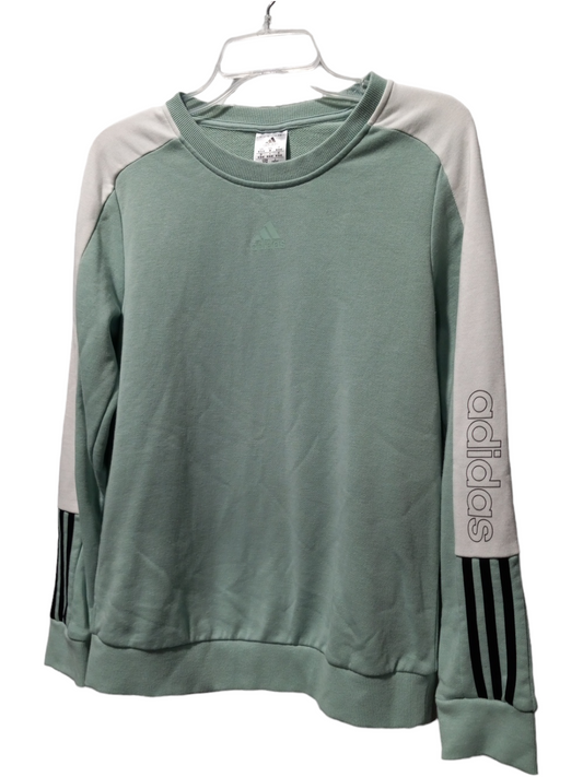 Green & White Sweater Adidas, Size M