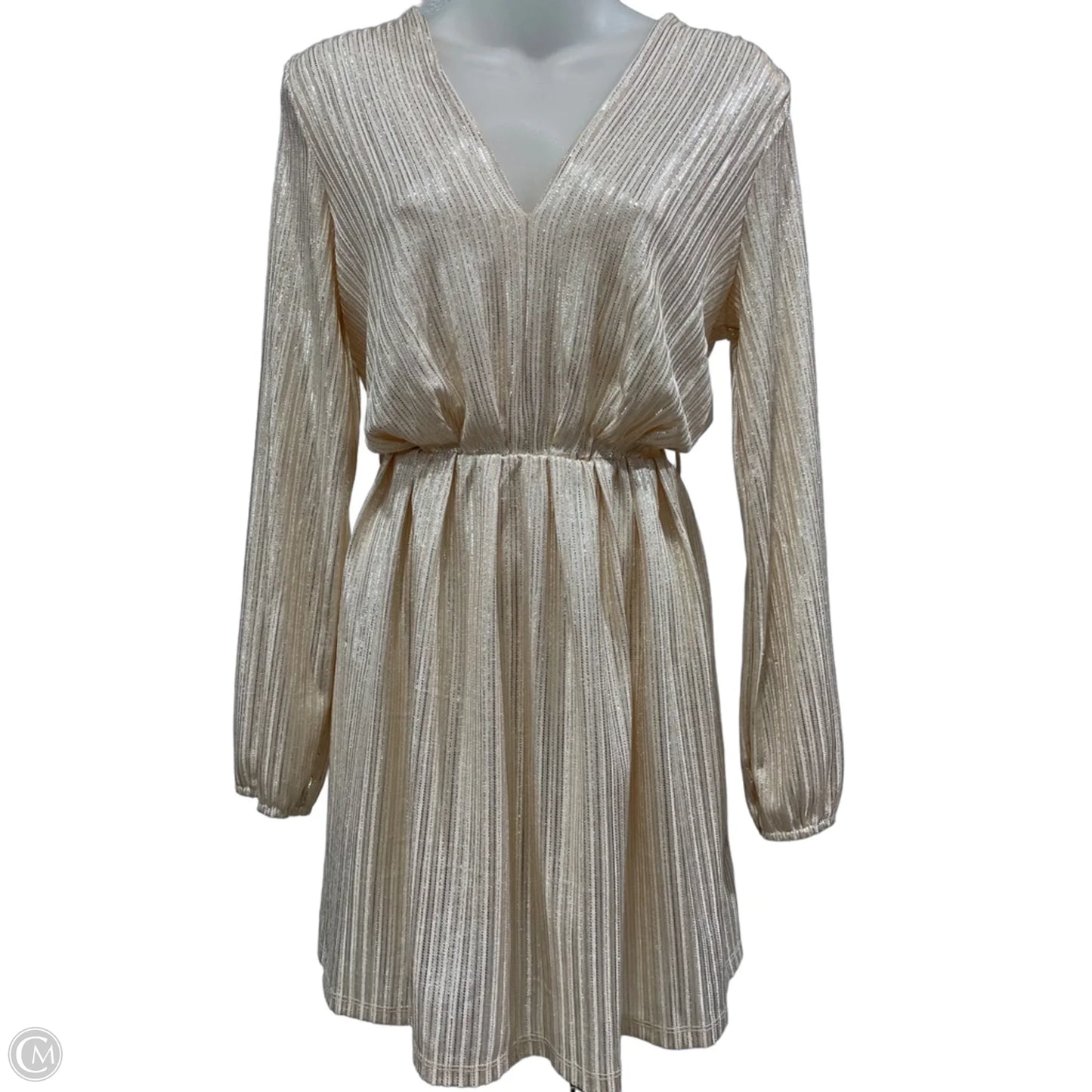 Dress Party Long By See And Be Seen In Cream, Size: M