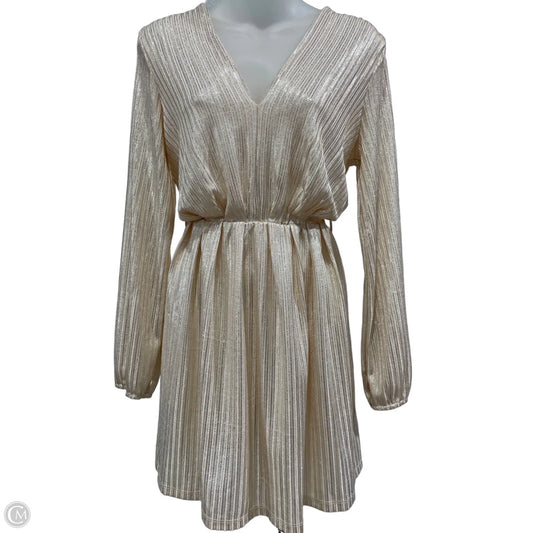 Dress Party Long By See And Be Seen In Cream, Size: M