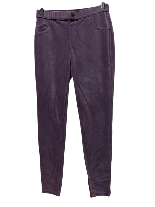 Pants Corduroy By Hue In Purple, Size: M