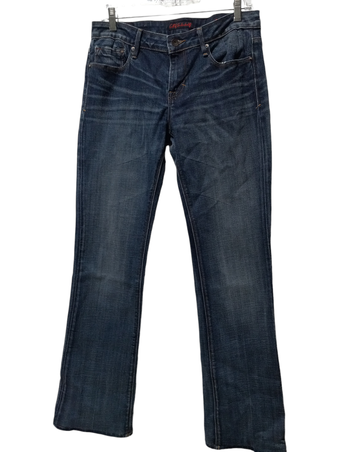 Jeans Straight By Clothes Mentor In Blue Denim