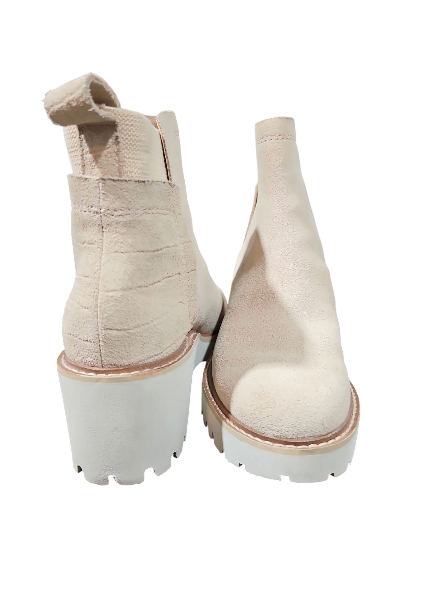 Boots Ankle Flats By Dolce Vita In Beige, Size: 6