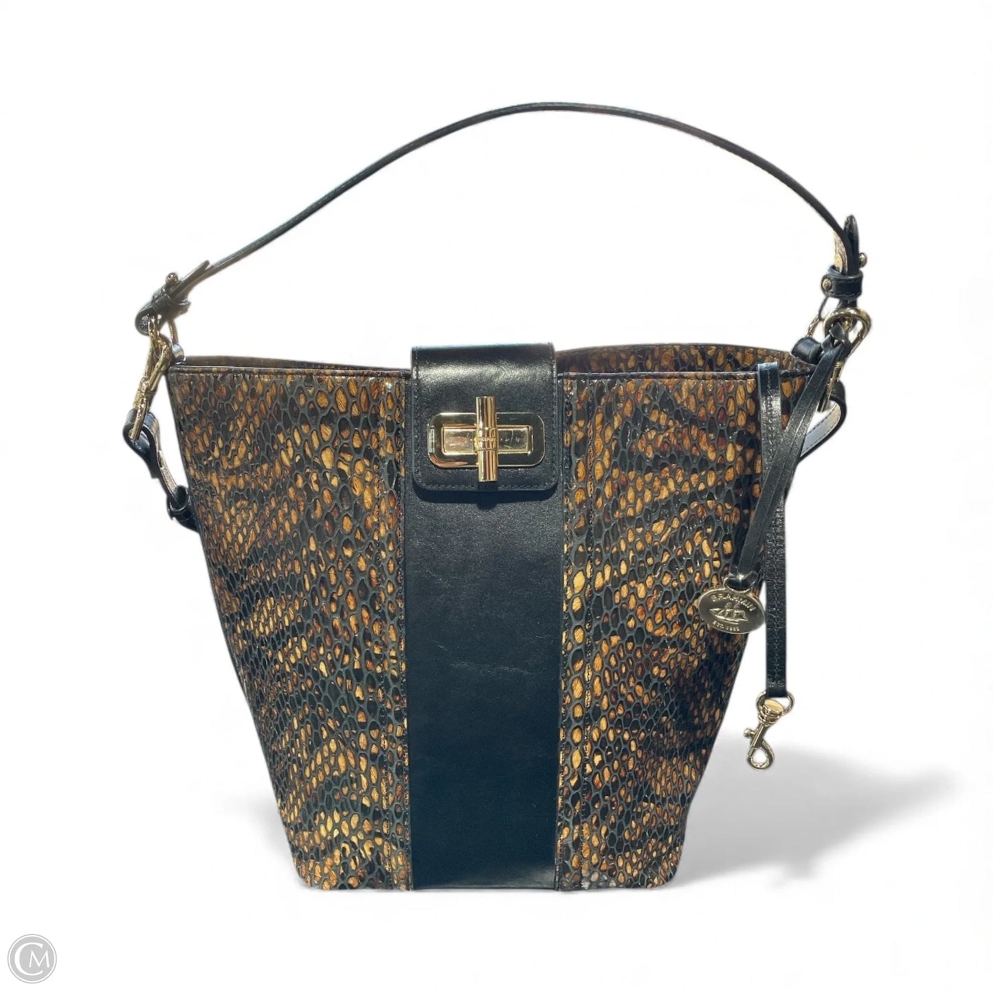 Handbag Designer By Brahmin, Size: Large