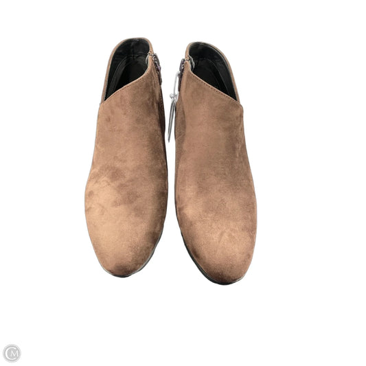 Boots Ankle Heels By Aerosoles In Brown, Size: 9