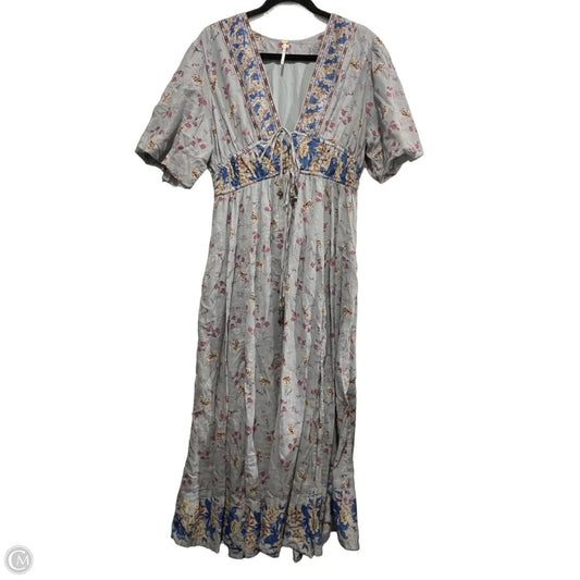 Dress Casual Maxi By Free People In Floral Print, Size: M