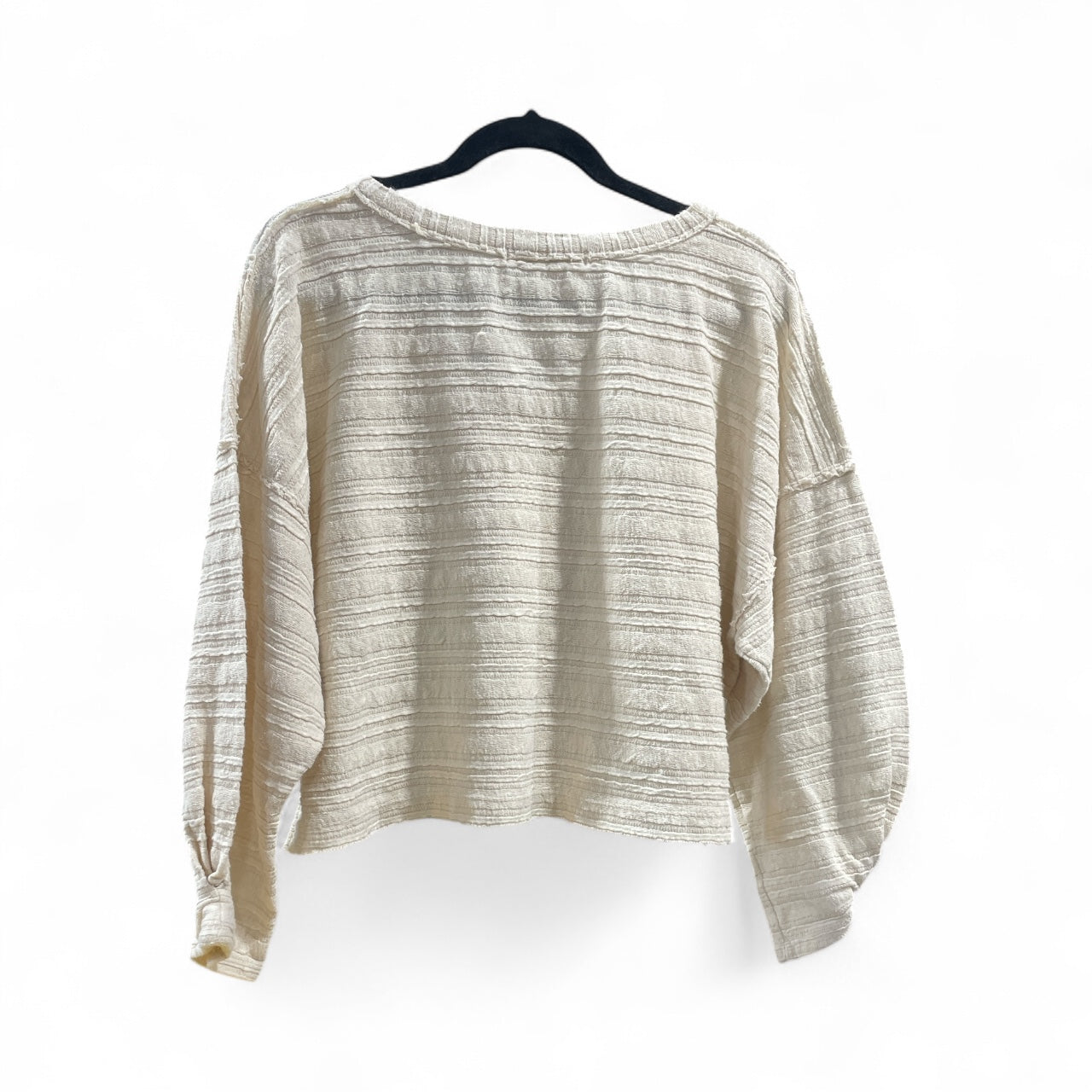 Top 3/4 Sleeve By We The Free In Beige, Size: L